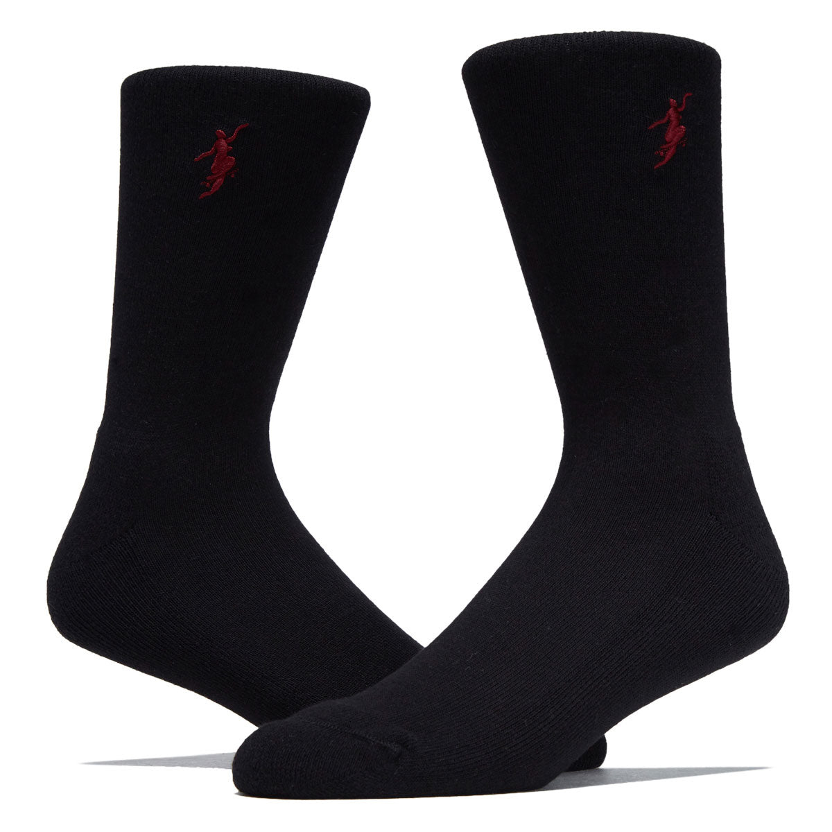 Polar No Complies Forever Business Socks - Black/Redcurrant