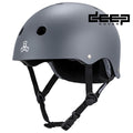 Triple Eight Deep Cover Helmet - Gray Matte