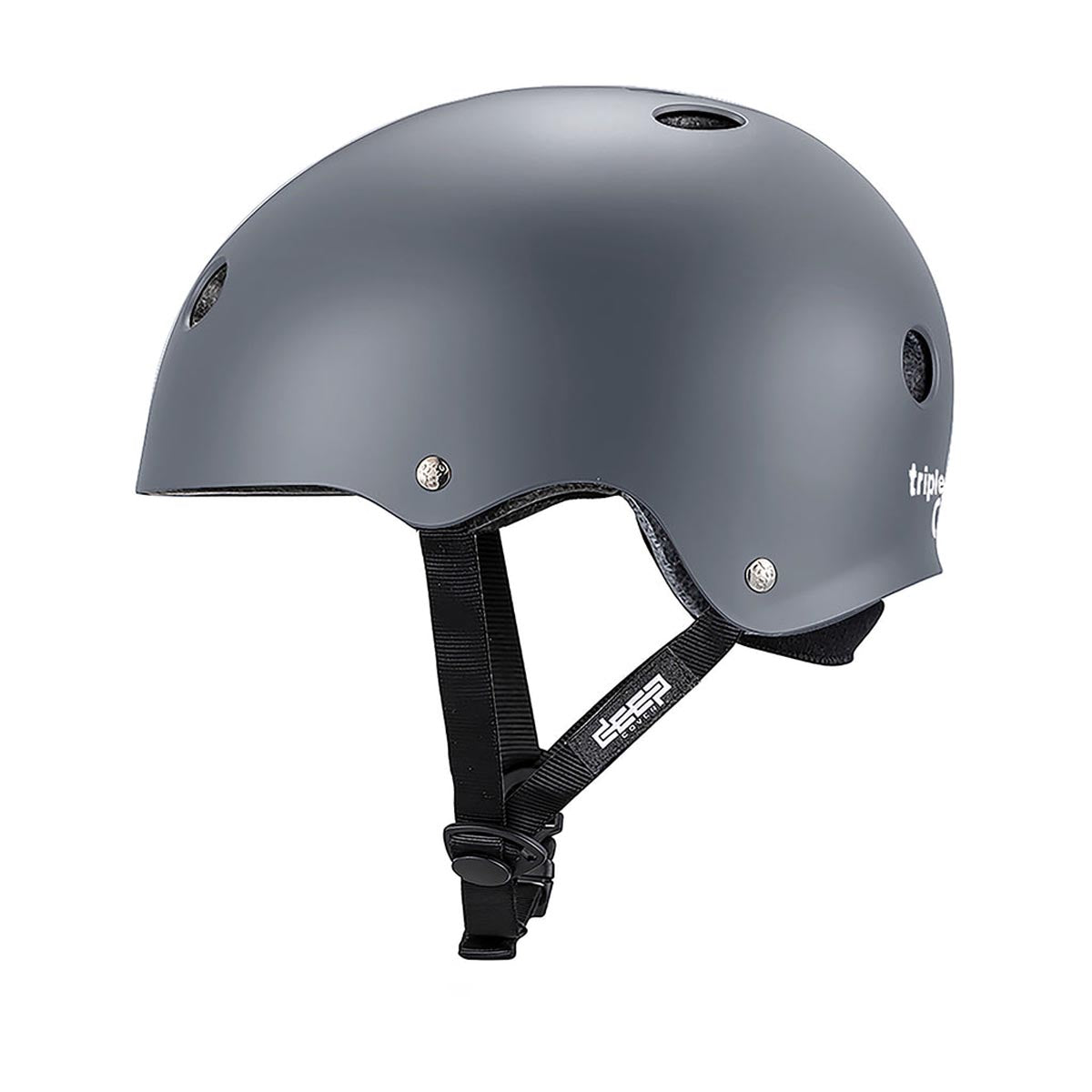 Triple Eight Deep Cover Helmet - Gray Matte