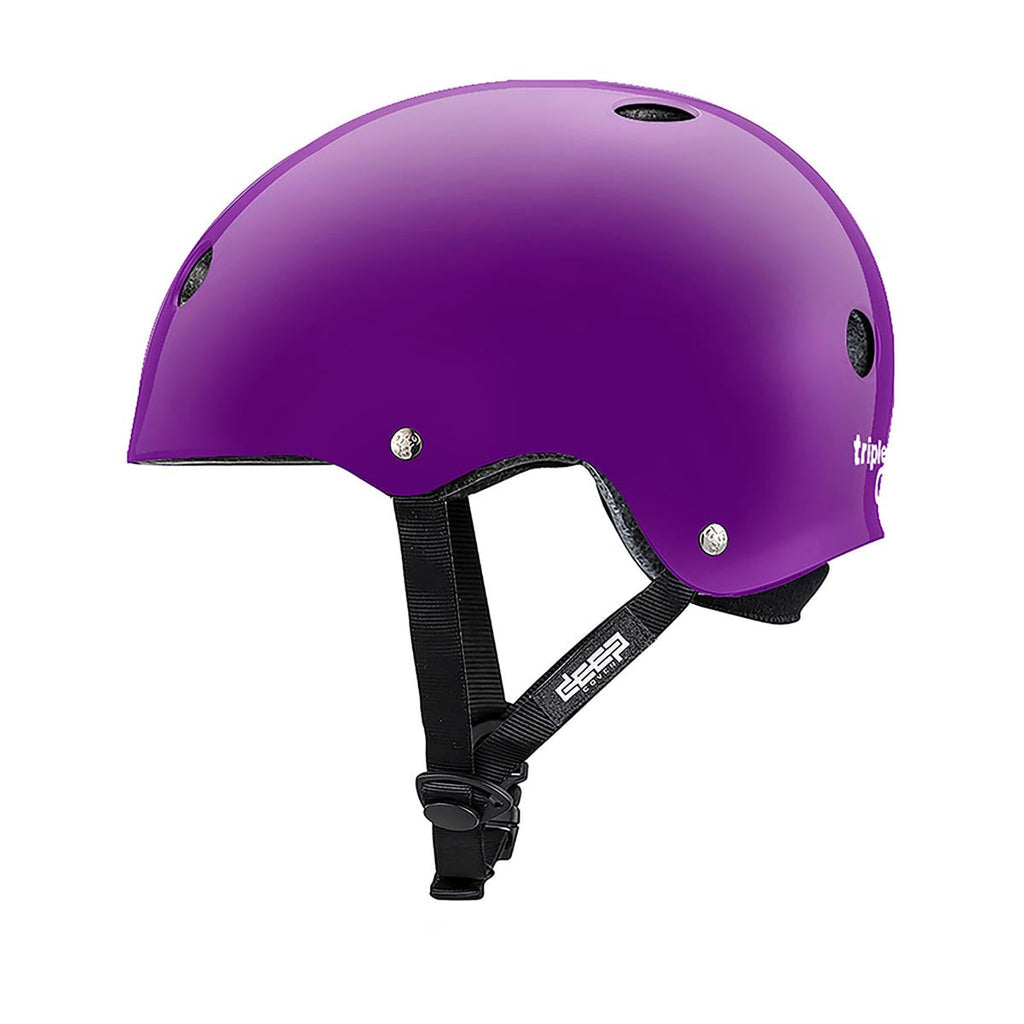Triple Eight Deep Cover Helmet - Purple Glossy