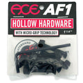 Ace AF1 Hollow Bolts W/ Grippers Allen Hardware - 1.25"