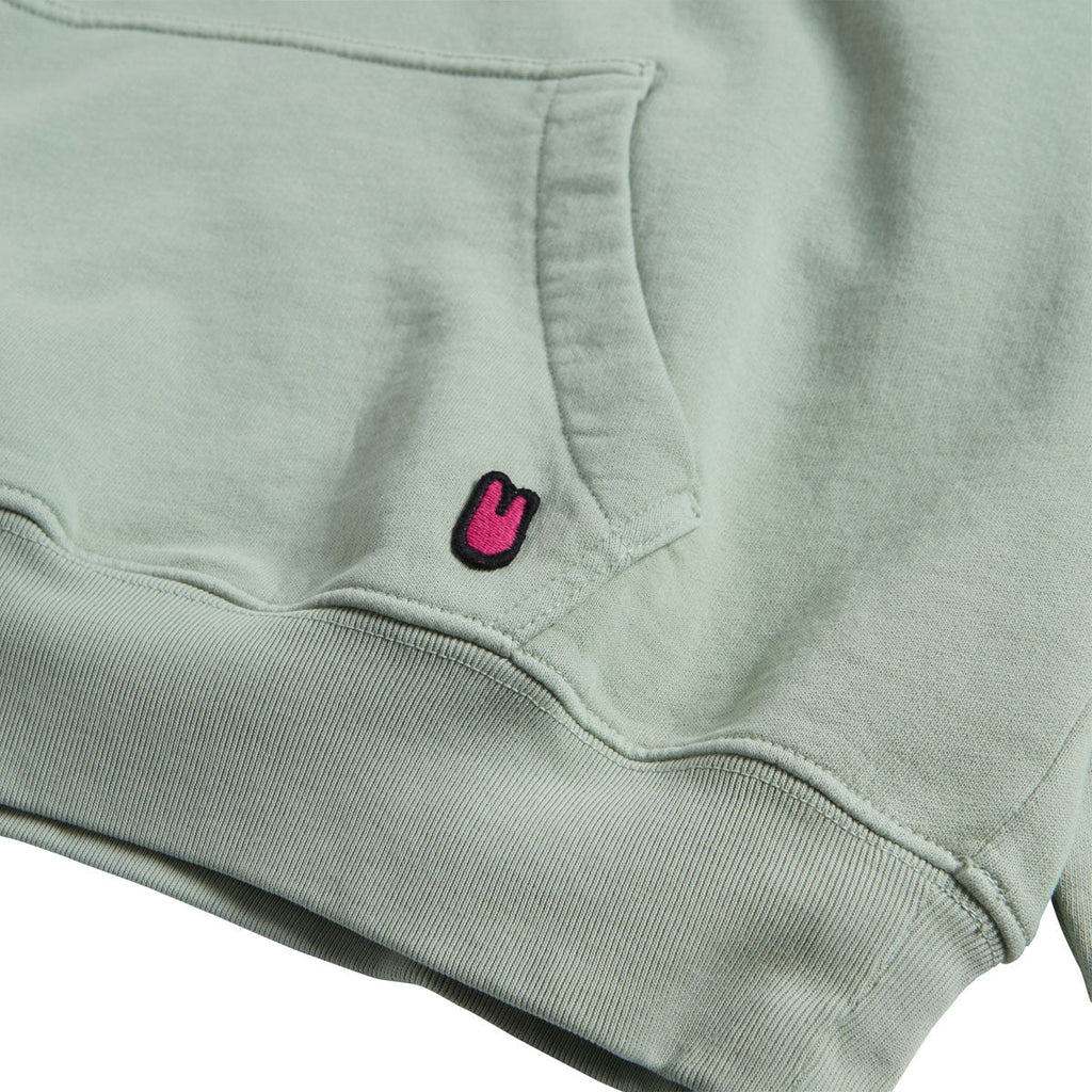 Unless Essentials Hoodie - Silt Green Washed