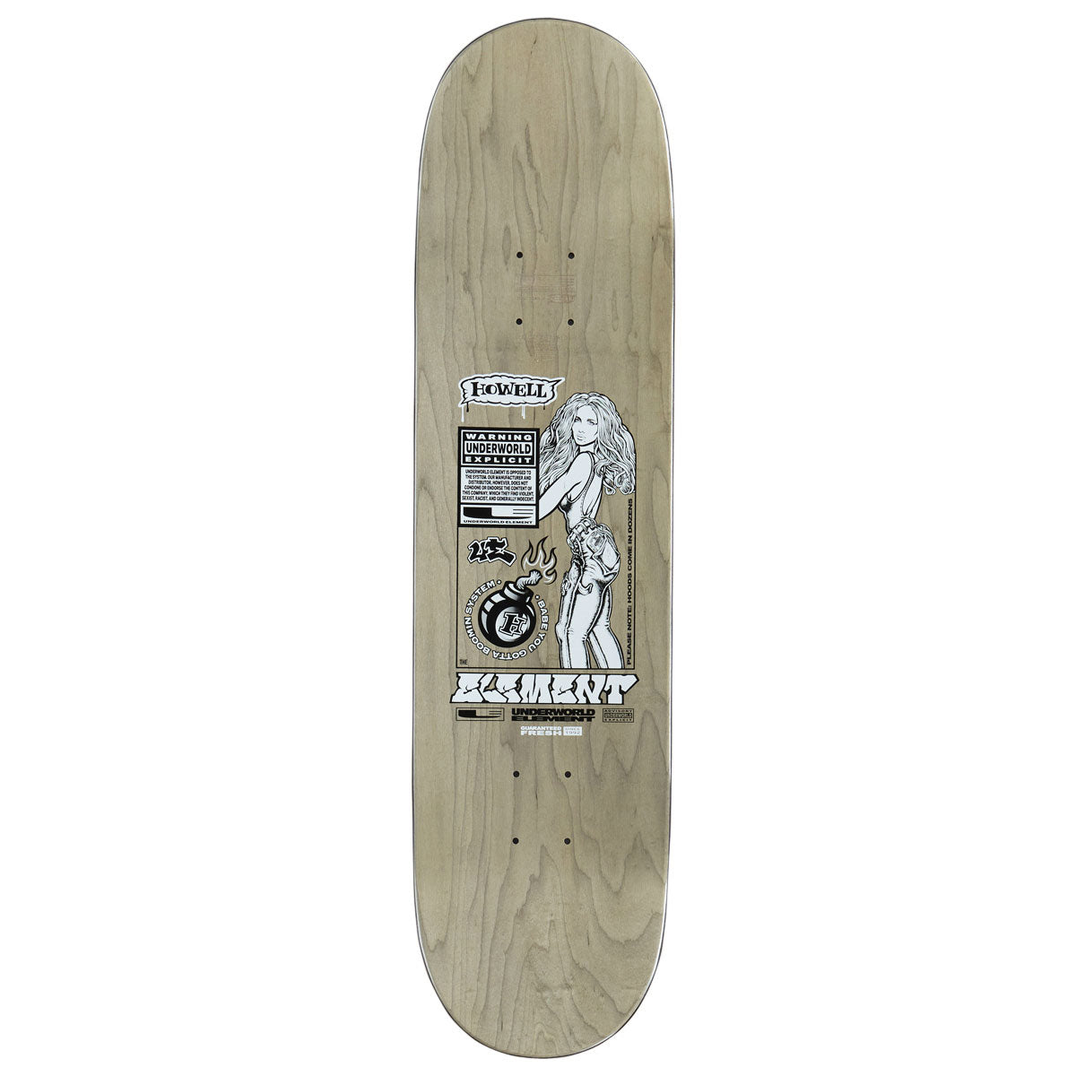 Underworld Element Howell Boomin System EX7 Skateboard Deck - 8.25"