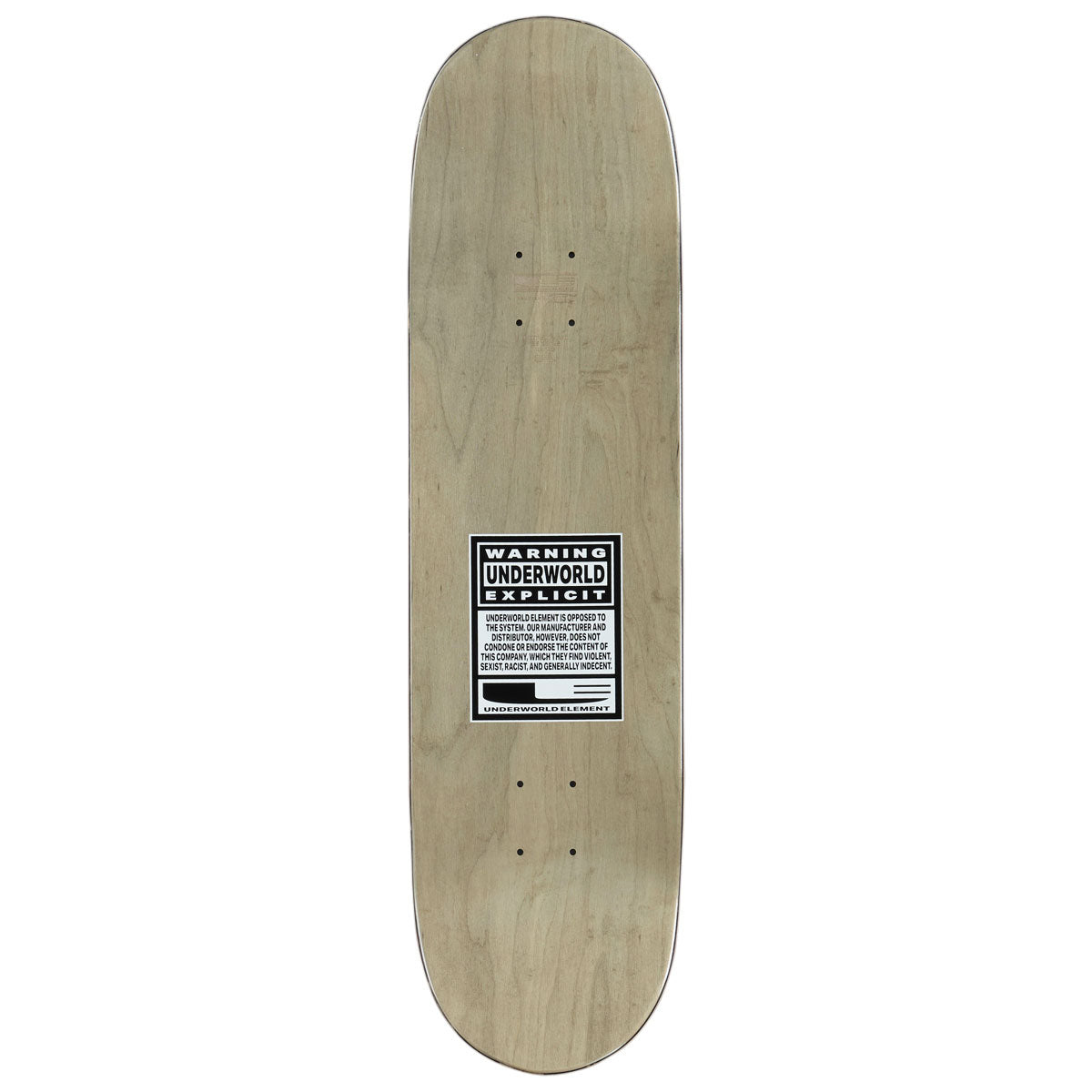 Underworld Element OG Logo EX7 Skateboard Deck - 8.50"