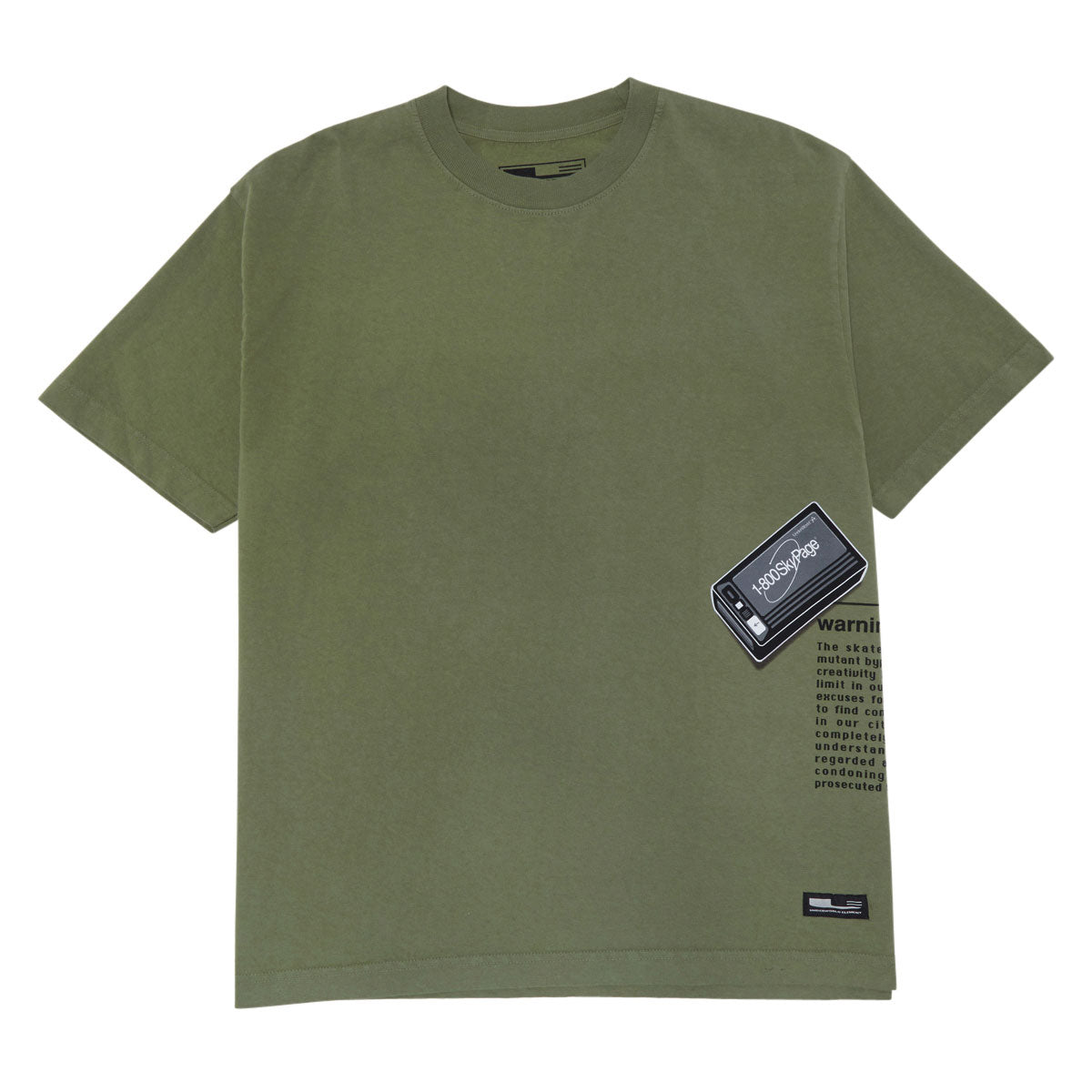 Underworld Element Skypager T-Shirt - Light Olive