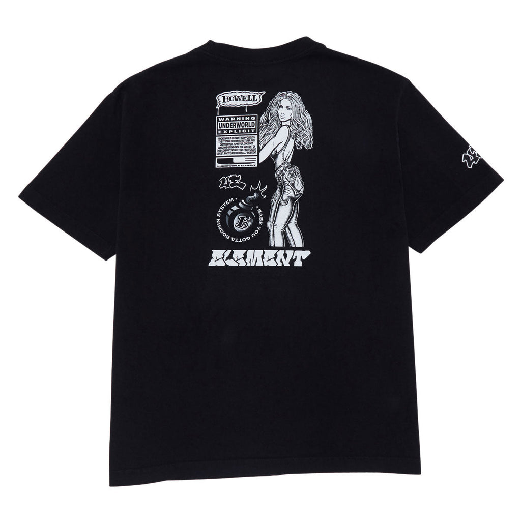 Underworld Element Howell Boomin System T-Shirt - Anthracite