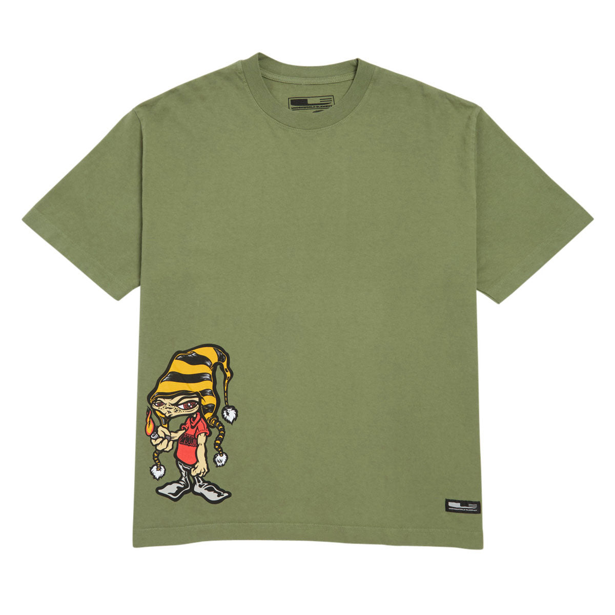 Underworld Element Pang Guaranteed Fresh T-Shirt - Light Olive