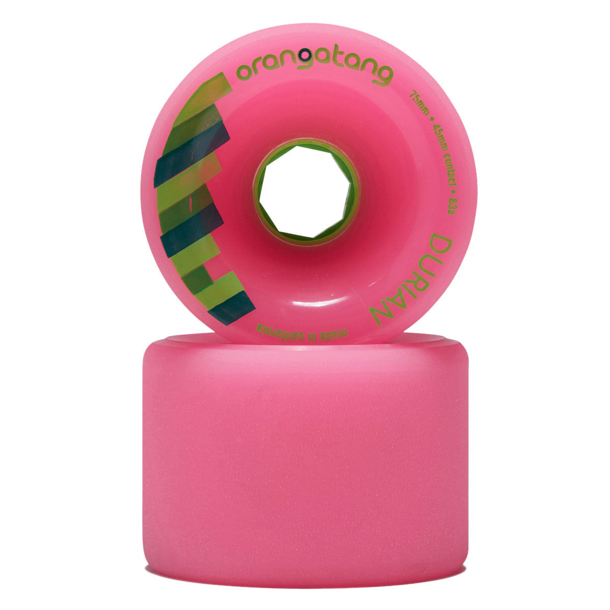 Orangatang Durian 83a Longboard Wheels - Pink - 75mm