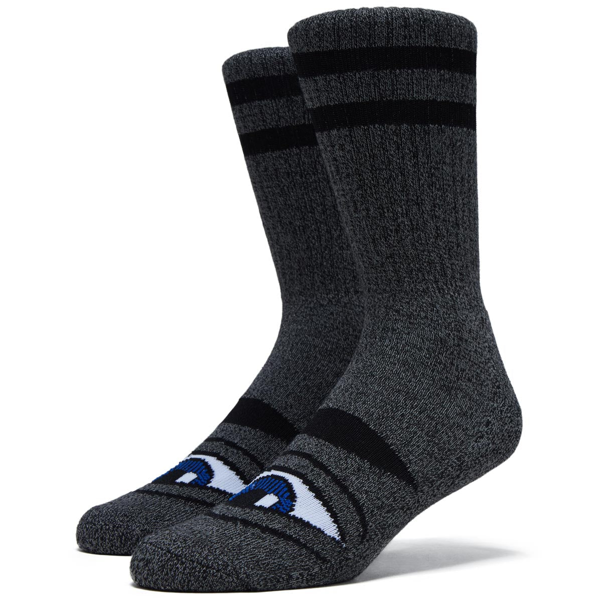 Toy Machine Heather Sect Eye Socks - Heather Black
