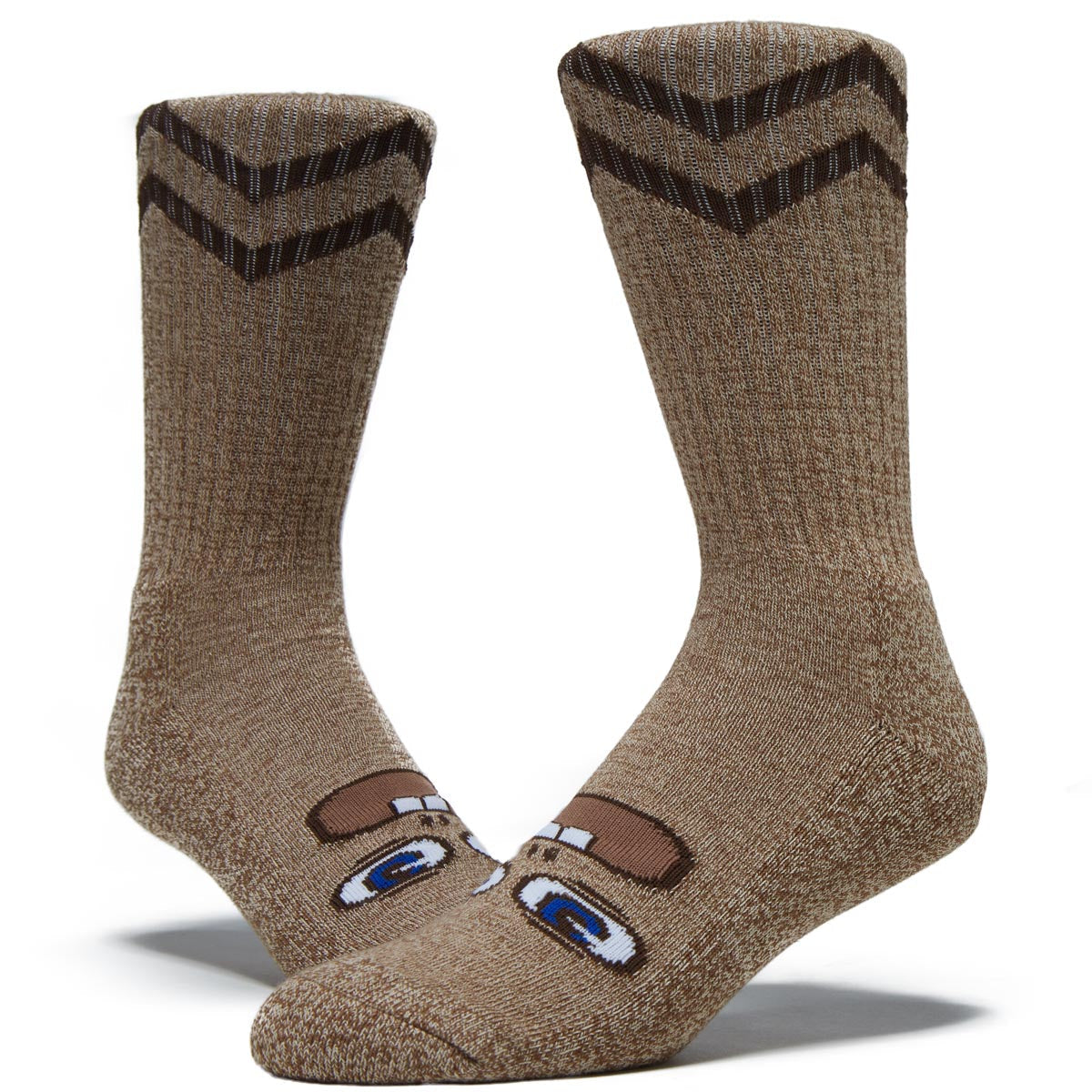 Toy Machine Betard Fooser Socks - Heather Brown