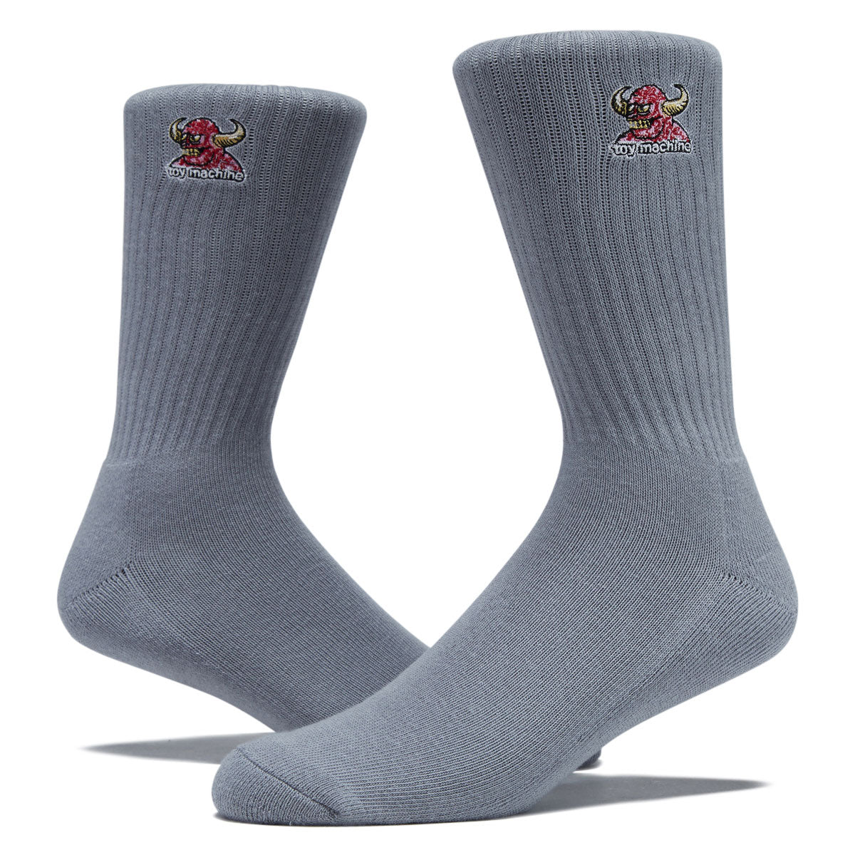 Toy Machine Brain Monster Socks - Grey