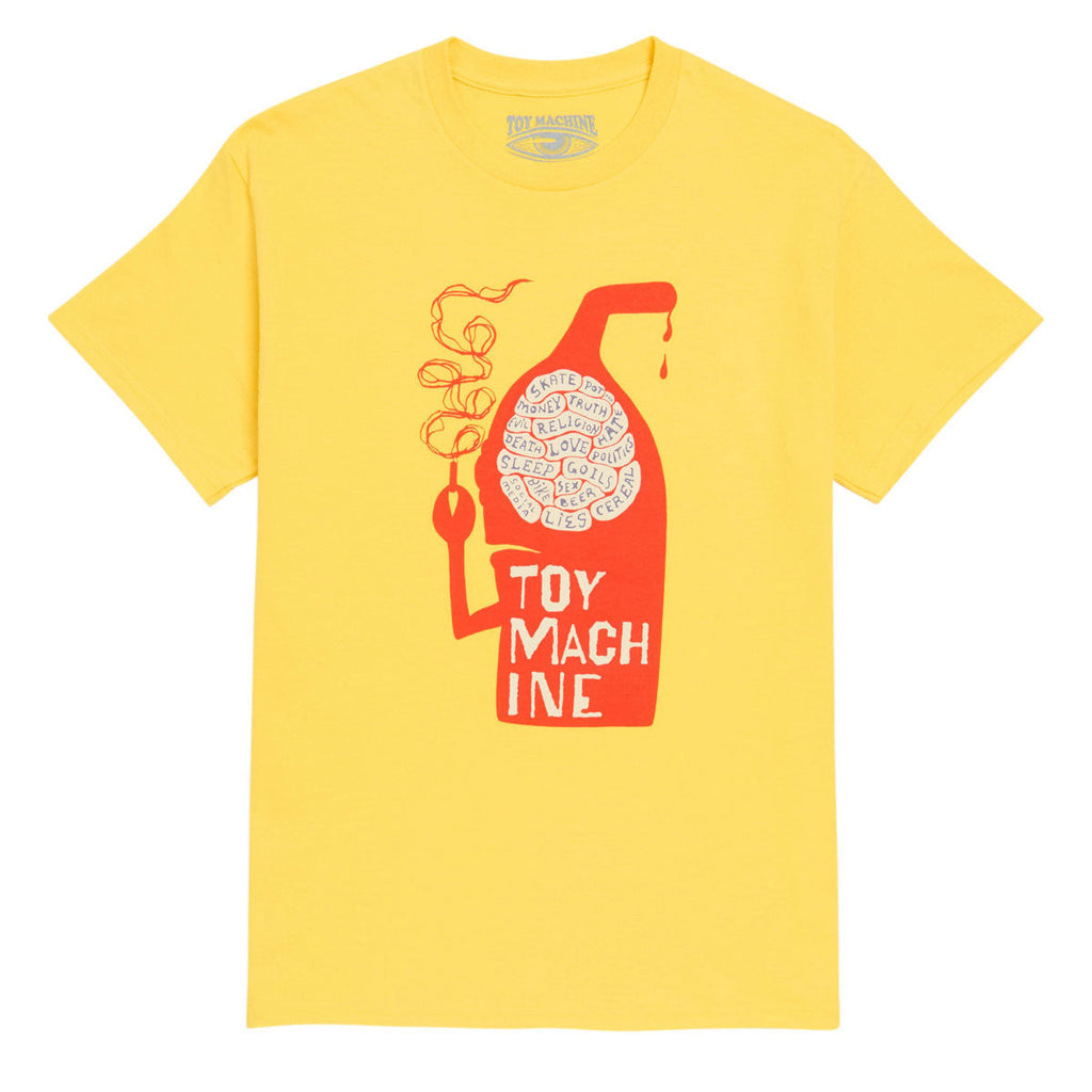 Toy Machine Silowet T-Shirt - Yellow