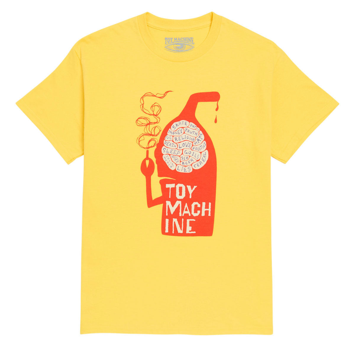 Toy Machine Silowet T-Shirt - Yellow