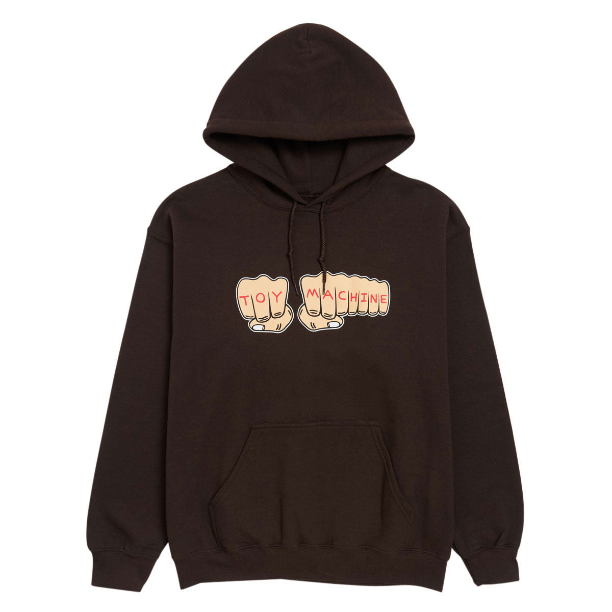 Toy Machine Fists Hoodie - Brown