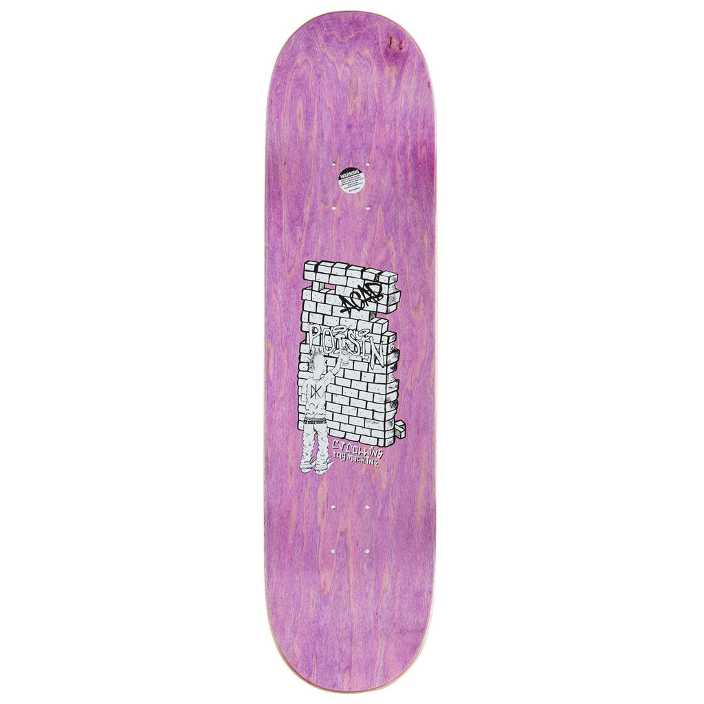 Toy Machine Collins Tagger Skateboard Deck - 8.25"