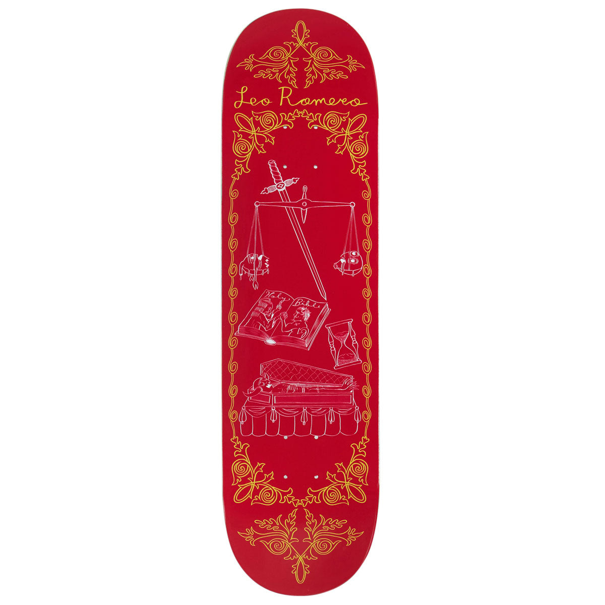 Toy Machine Romero Death Banner Skateboard Deck - 8.50"