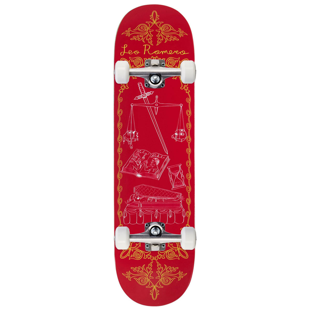Toy Machine Romero Death Banner Skateboard Complete - 8.50"