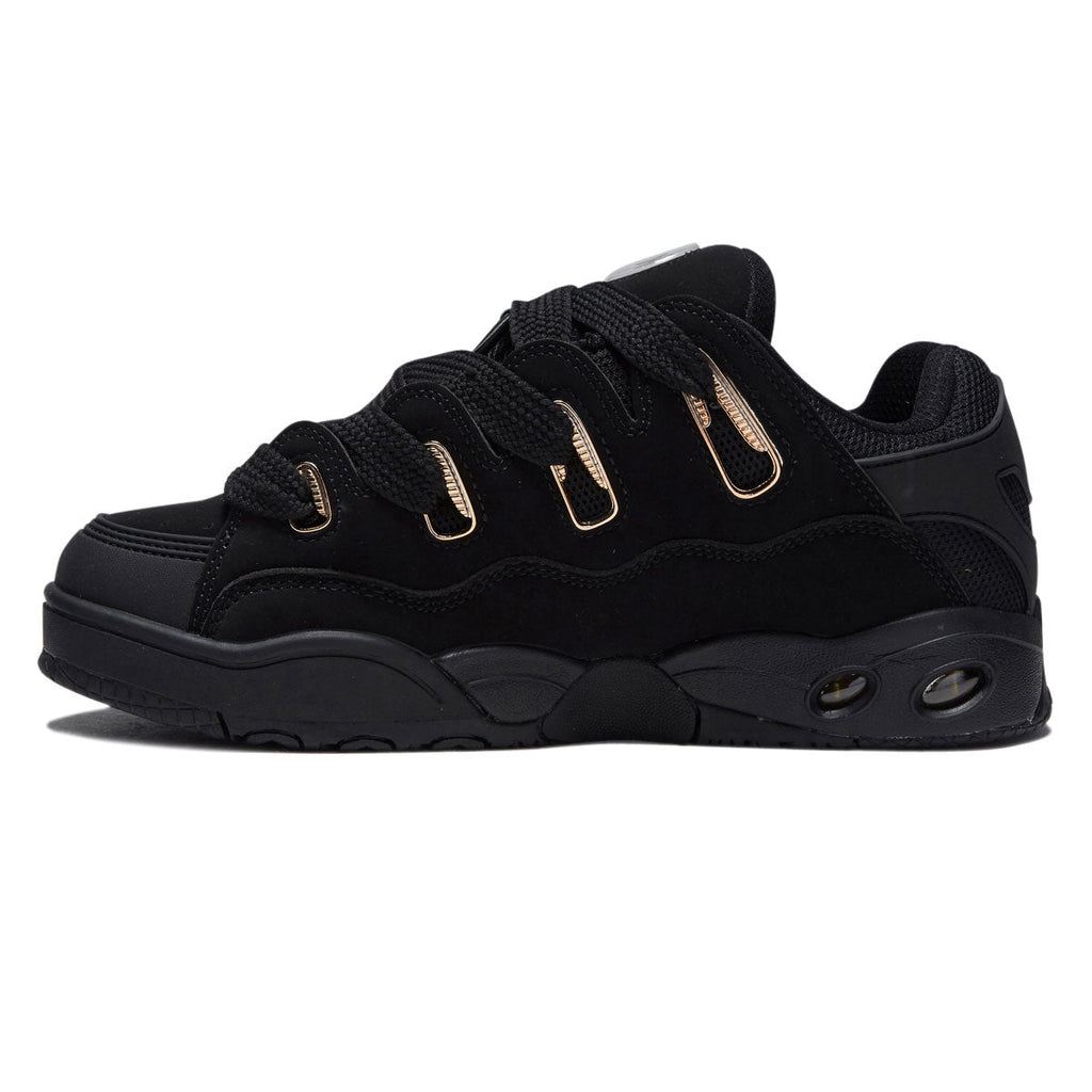 Osiris D3 OG Shoes - Black/Black/Gold