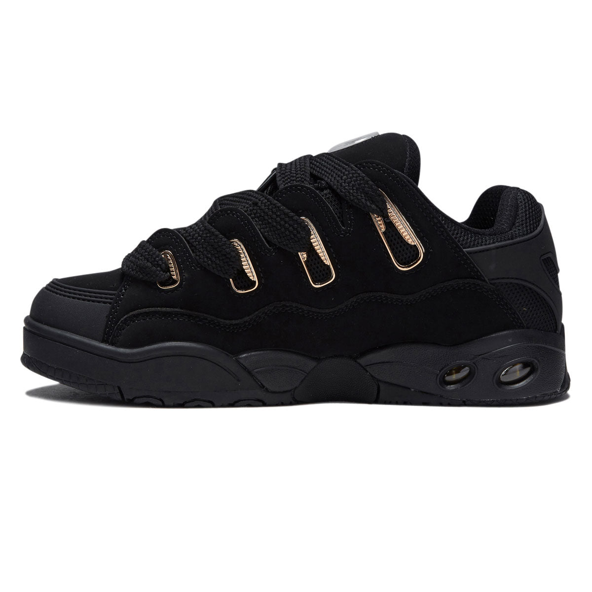 Osiris D3 OG Shoes - Black/Black/Gold