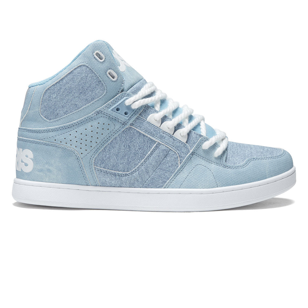Osiris NYC 83 CLK Shoes - Denim/White/White