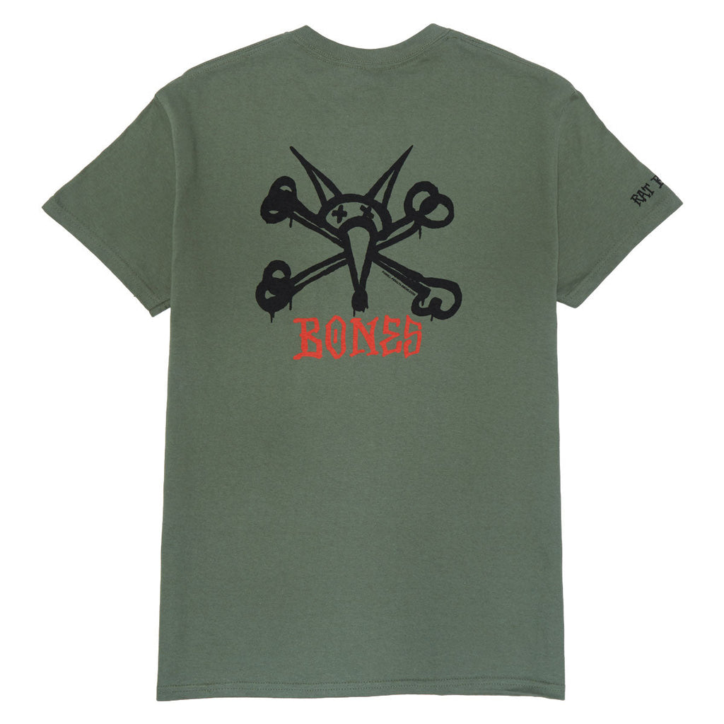 Powell-Peralta Rat Bones T-Shirt - Military Green II
