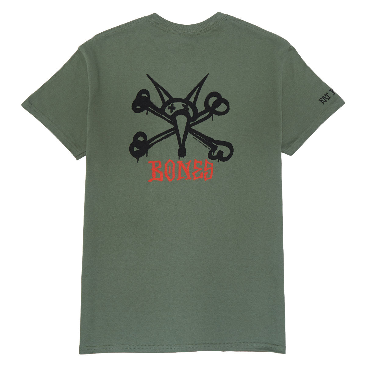 Powell-Peralta Rat Bones T-Shirt - Military Green II
