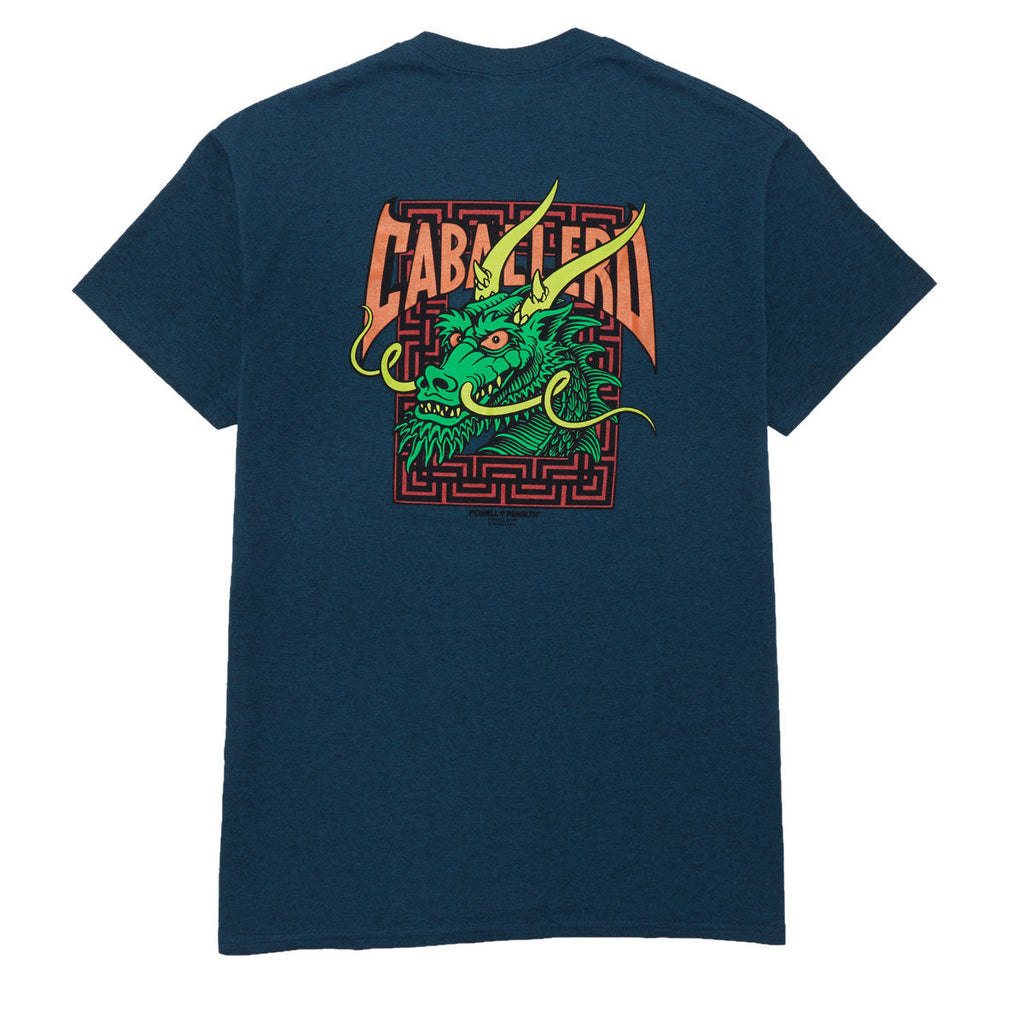 Powell-Peralta Cab Street Dragon T-Shirt - Midnight Teal