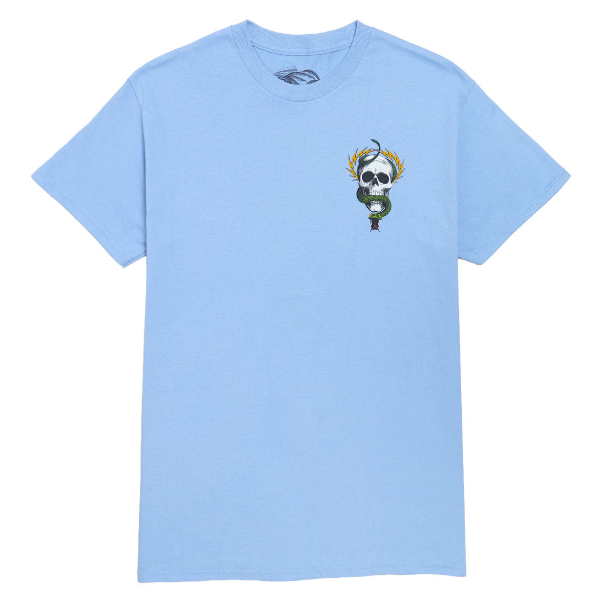 Powell-Peralta McGill Skull And Snake T-Shirt - Carolina Blue