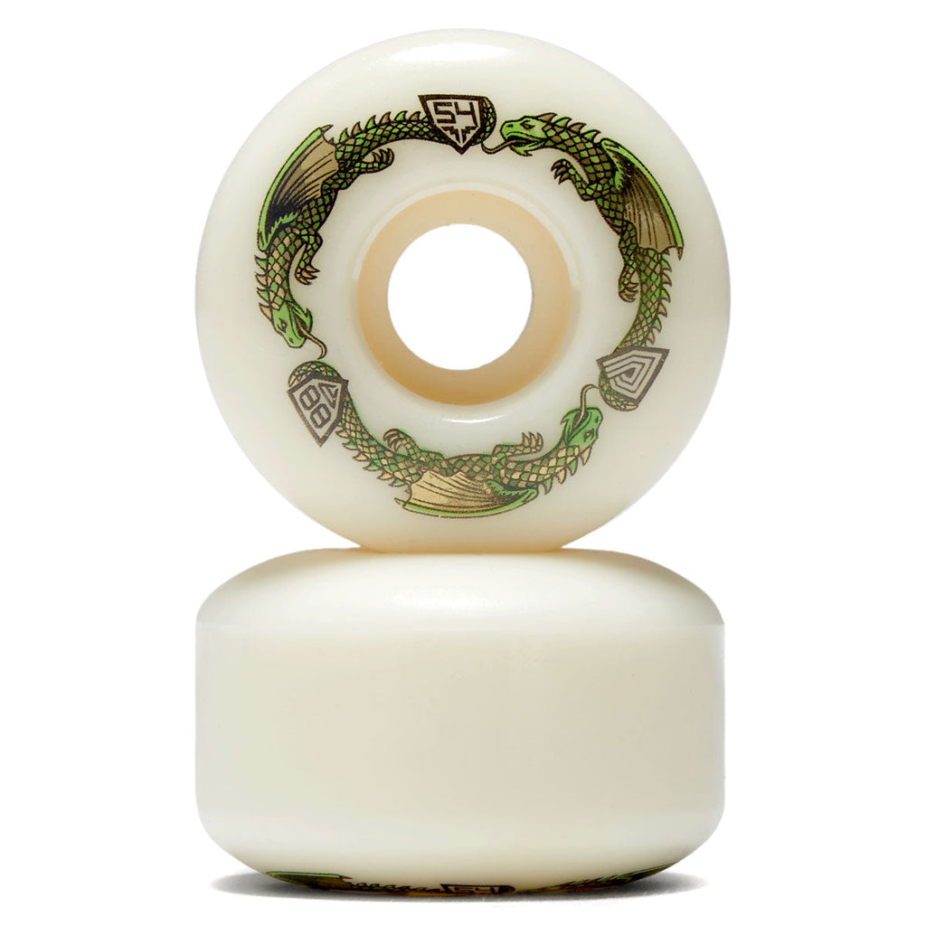 Powell-Peralta Dragon Formula 88a V4 Skateboard Wheels - Off White - 54mm