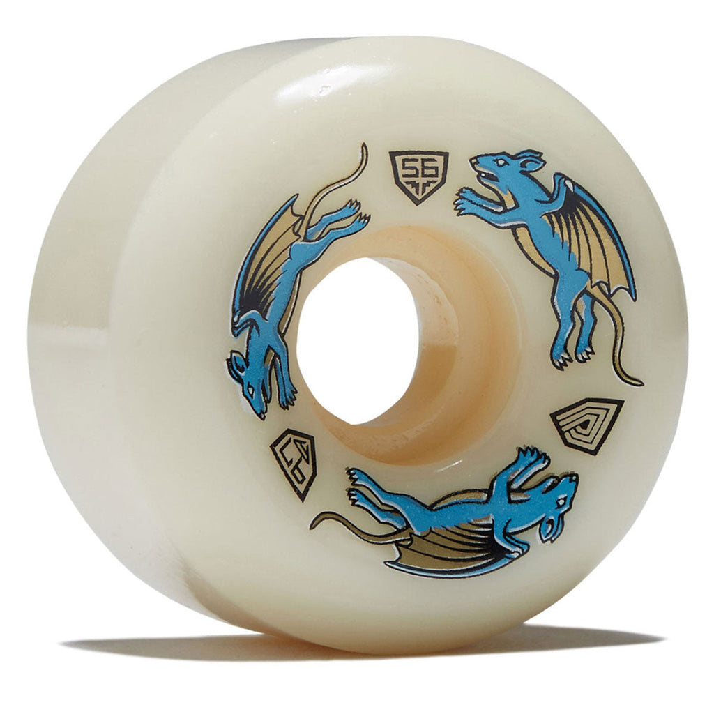 Powell-Peralta Dragon Formula Nano Rat 97a AV6 Skateboard Wheels - Off White - 56mm