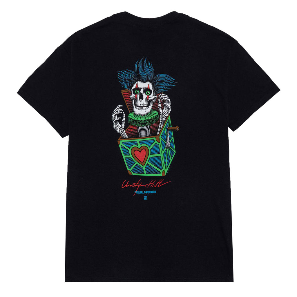 Powell-Peralta Chris Hiett Skull T-Shirt - Black