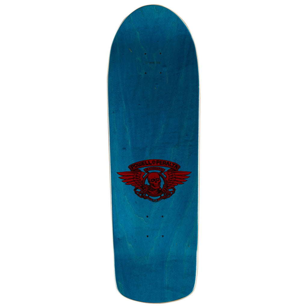 Powell-Peralta Old School Ripper 18 Skateboard Deck - Red/Aqua Foil - 10.00"