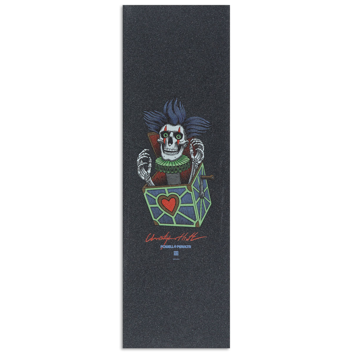 Powell-Peralta Chris Hiett Skull Grip tape - Black - 10.50"