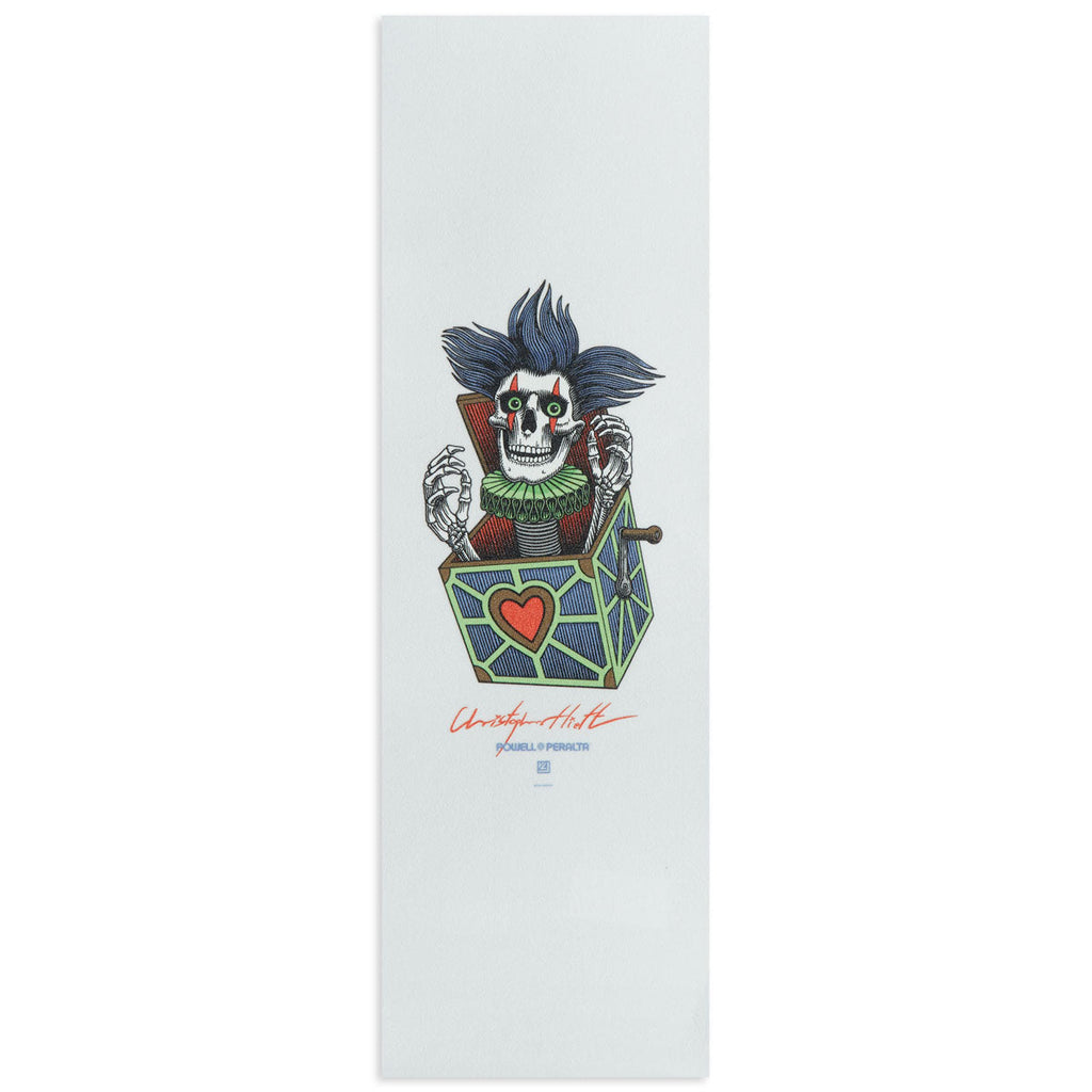 Powell-Peralta Chris Hiett Skull Grip tape - Clear - 10.50"