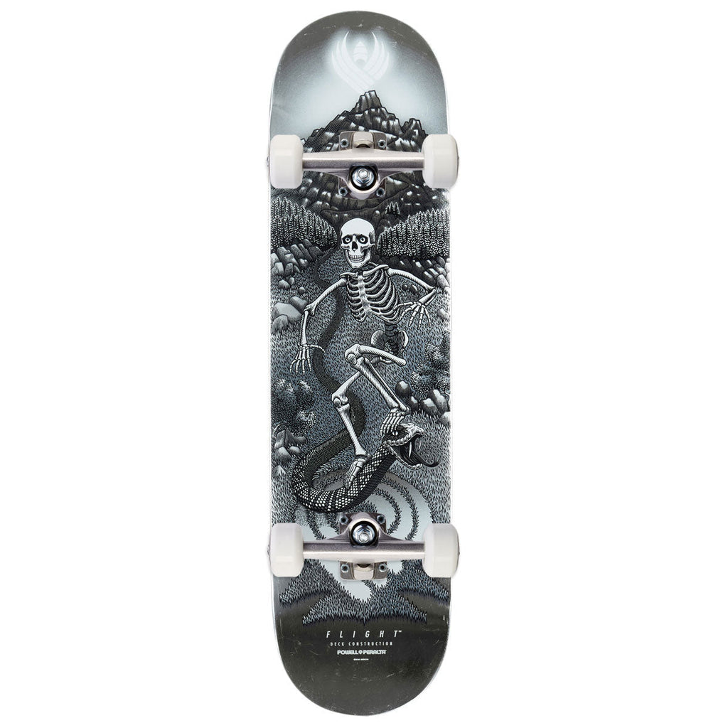 Powell-Peralta Flight JM Duran Sidewinder 05 Skateboard Complete - Silver Foil - 8.88"