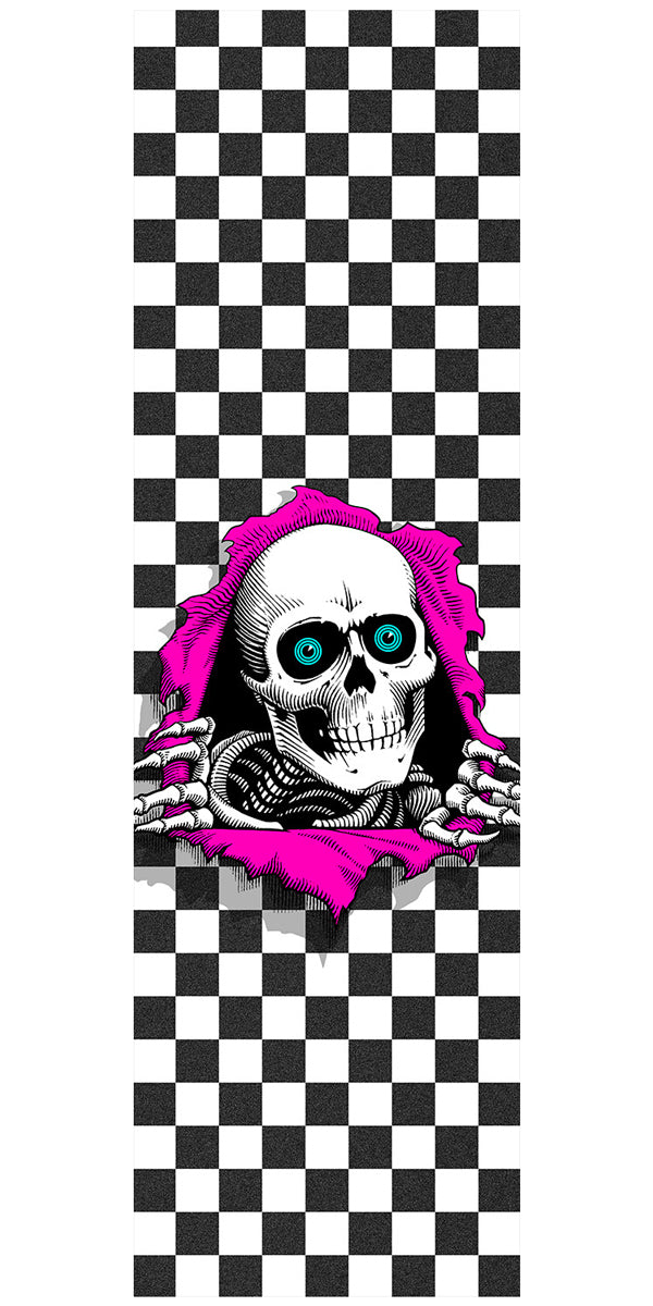 Powell-Peralta Ripper Checker Grip tape - White
