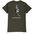 Powell-Peralta Skull And Sword T-Shirt - Military Green II
