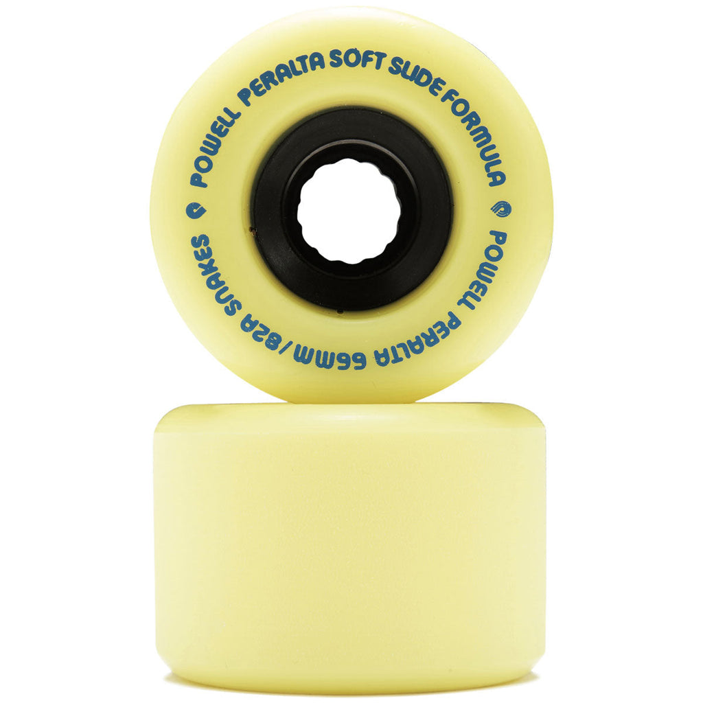 Powell-Peralta Snakes 82A Longboard Wheels - Yellow - 66mm