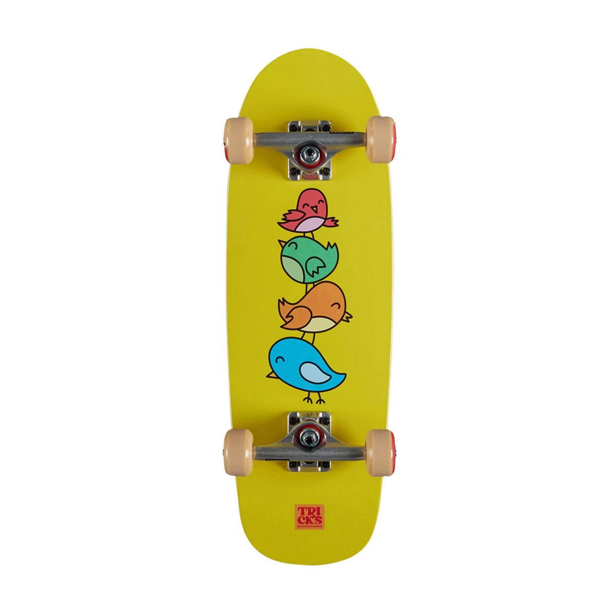Tricks Birds Foam Top Mini Pre-Built Skateboard Complete - 8.25"