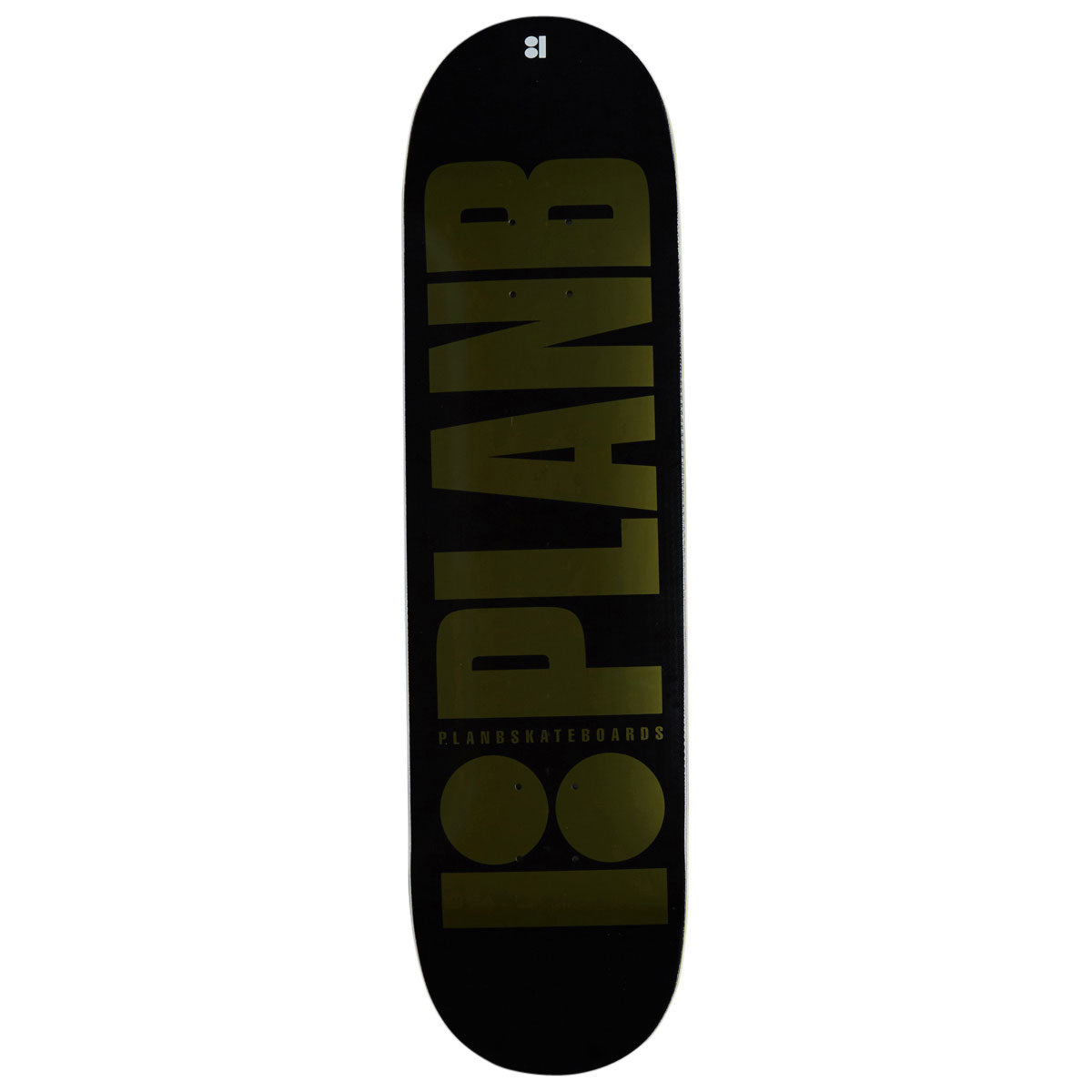 Plan B OG Skateboard Deck - Gold - 8.25"
