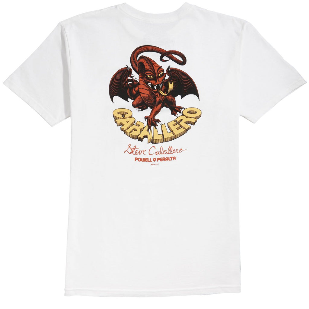 Powell-Peralta Cab Classic Dragon II T-Shirt - White