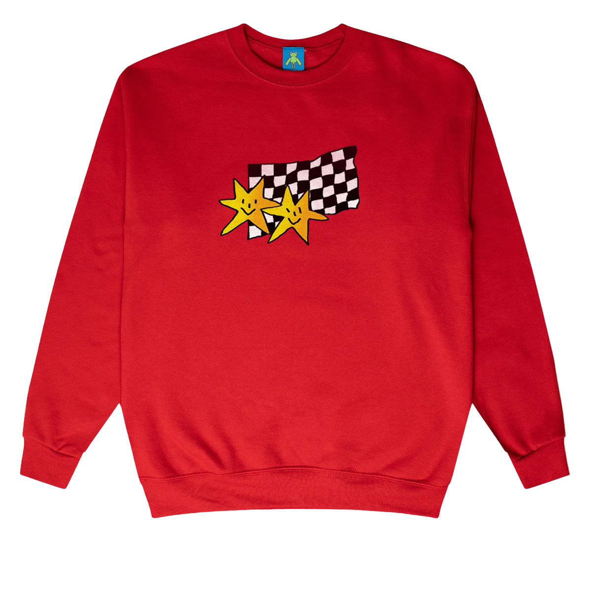 Frog Premium Stars Crewneck Sweatshirt - Red