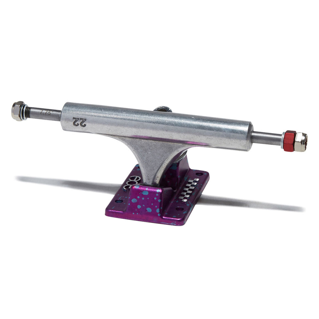 Ace AF1 Magenta Splatter Skateboard Trucks - Polished - 22