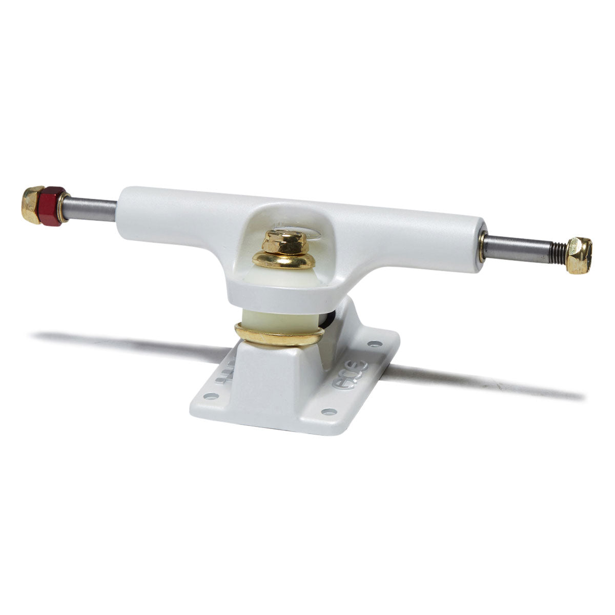 Ace AF1 Satin White Skateboard Trucks - Chrome - 22