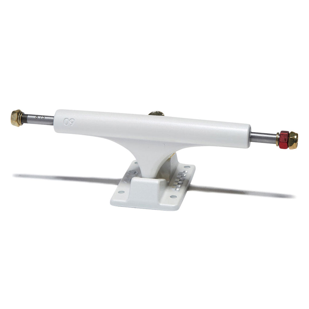 Ace AF1 Satin White Skateboard Trucks - Chrome - 60