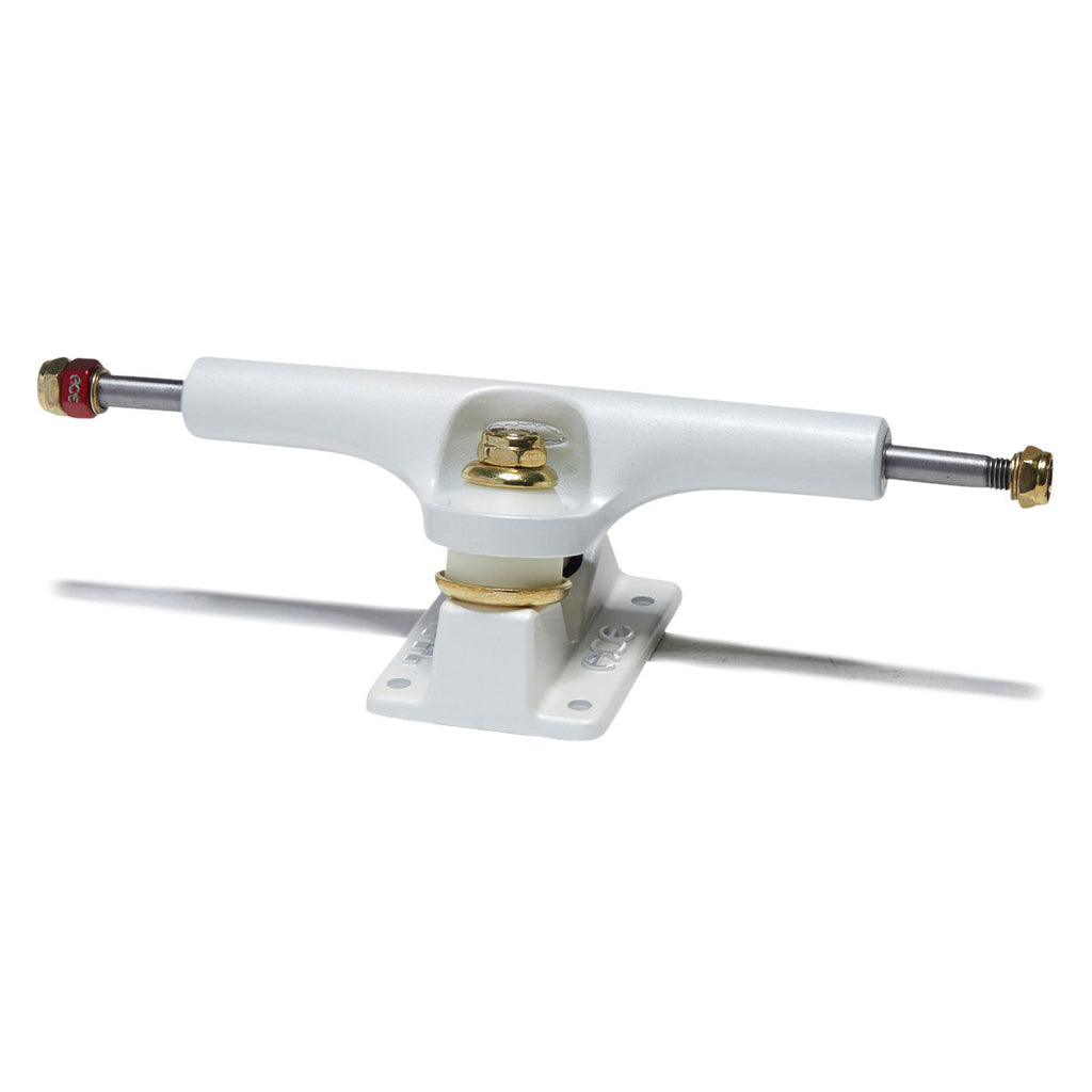 Ace AF1 Satin White Skateboard Trucks - Chrome - 66