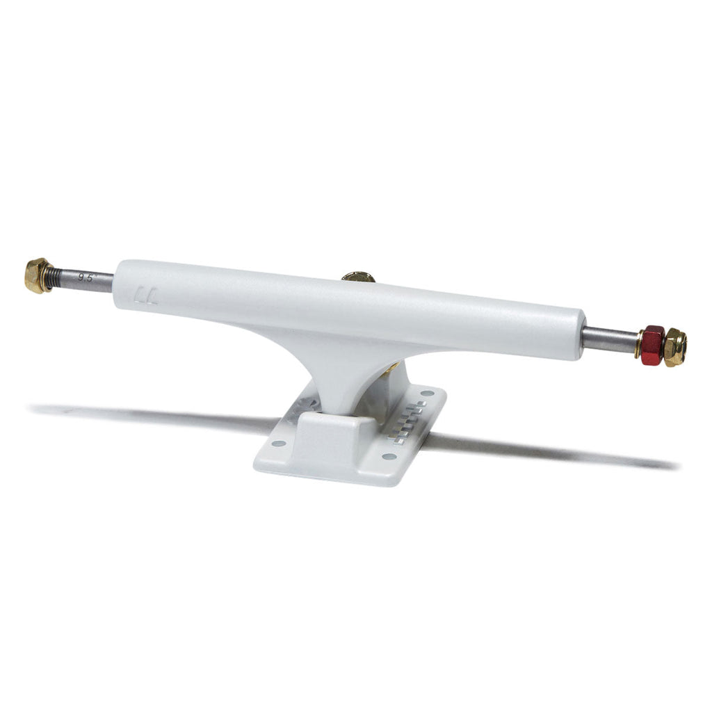 Ace AF1 Satin White Skateboard Trucks - Chrome - 77