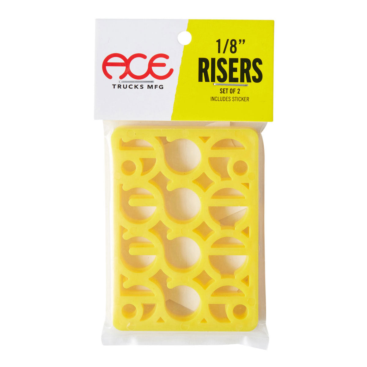 Ace Shims Risers - Yellow - 1/8"