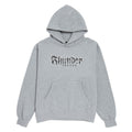 Thunder Vertebrae Script Hoodie - Heather Grey/Black/White Print