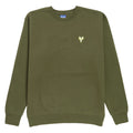 Venture Heritage Emb Sweatshirt - Army/Yellow/White Embroidery